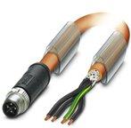 PHOENIX CONTACT-1424105 Andere Kabelbaugruppen Cable Assembly 3m 16AWG M12 Circular 4 POS PL