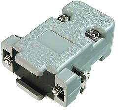 Assmann WSW components, Inc-AGP 15 G-NEW/GR Schrumpfbalgenadapter D Sub Covers Plastic Cover 15 Pins Grey Straight