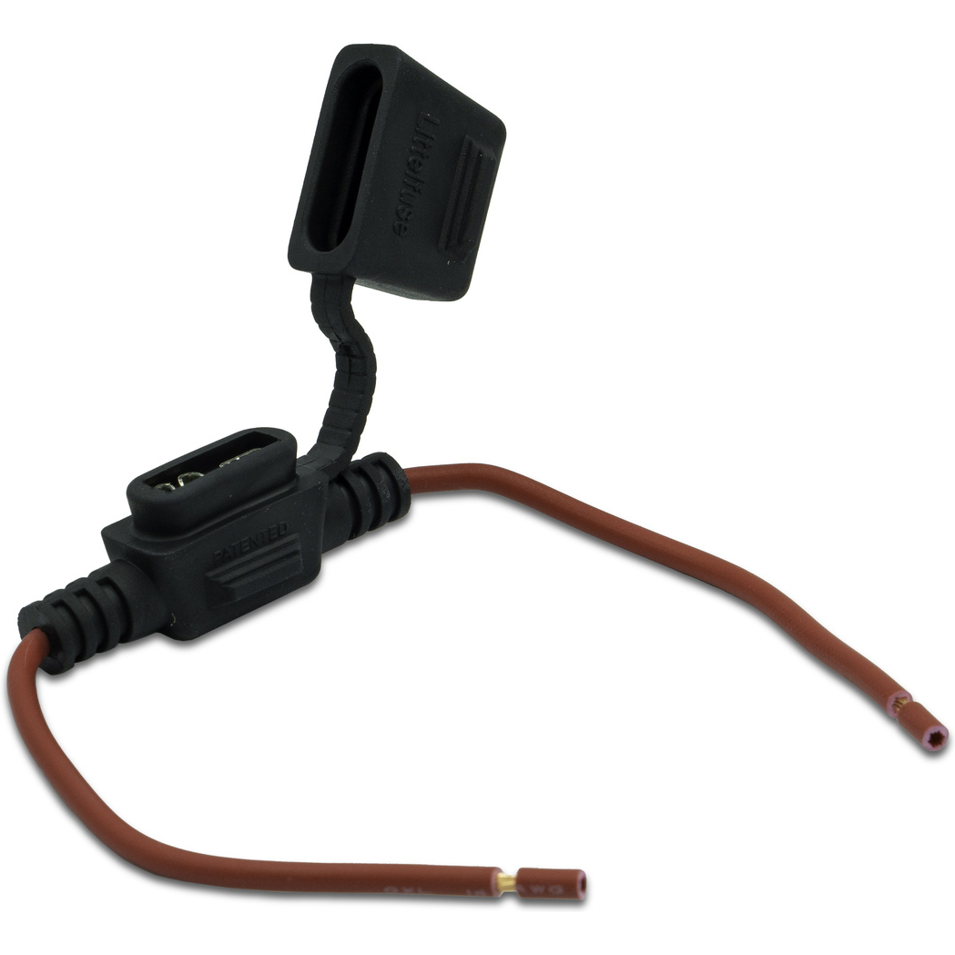 Littelfuse-FHAC0003ZXJA Sicherungszubehör Fuse Holder-Bulk/ Red Wire Diameter 2 mm