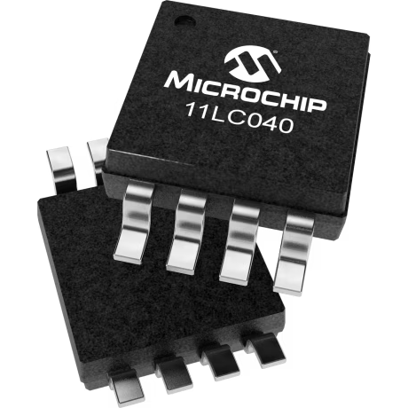 Microchip Technology-11LC040-I/MS EEPROM EEPROM UNI/O Serial 4K-bit 512 x 8 3.3V/5V 8-Pin MSOP Tube