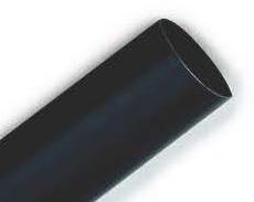 3M-FP301-3/4-200'-BLACK-SPOOL Thermo-rétraction Heat Shrink Tubing ST Polyolefin Black Thin Case