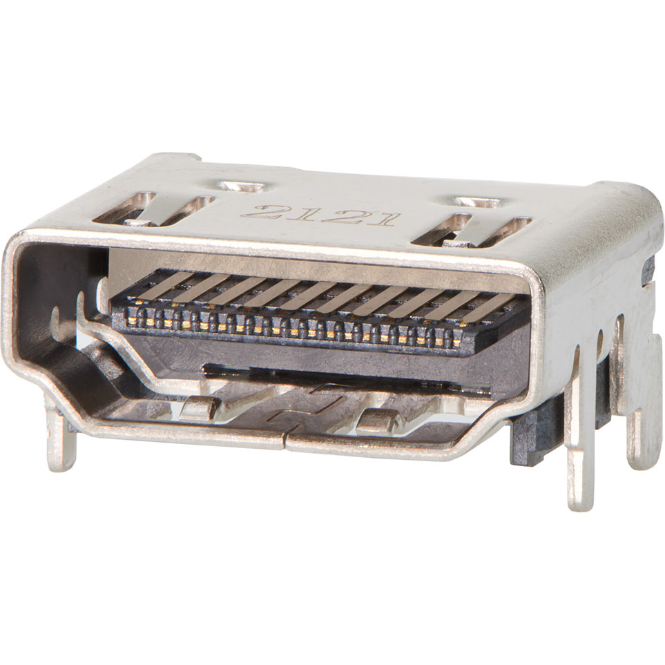 Molex-2086581201 Connector Audio and Video HDMI v2.1 Receptacle, Right-Angle