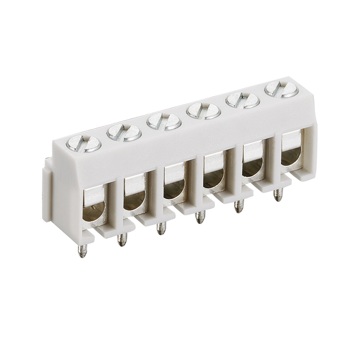 Lumberg-KRM 03 Steckverbinder, Klemmenblöcke Conn Terminal Block 3 POS 5mm Solder ST Thru-Hole 15A Bulk