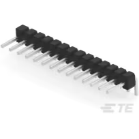 TE Connectivity-6-103329-4 连接器插头及 PCB 插座 Conn Unshrouded Header HDR 14 POS 2.54mm Solder RA Side Entry Thru-Hole Carton