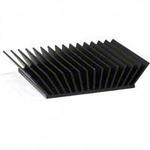 Heat Sink Passive ASIC Spread Adhesive Aluminum 3.9°C/W Black Anodized