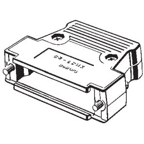 Omron-XM2S1513M Adaptateurs pour manchons thermorétractables Hood 180° 15 Shell Size Metalized Plastic Screw Lock