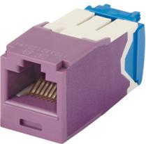 Panduit-CJ6X88TGVL Connettore telefono e telecomunicazione Conn RJ-45 F 8 POS IDT ST Cable Mount 8 Terminal 1 Port Cat 6a