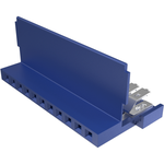 Clincher™ Flex Connectors, Receptacle Assembly, Single Row, 11 Positions, 2.54mm (.100in) Pitch