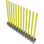 Conn Unshrouded Header HDR 12 POS 2.54mm Solder ST Top Entry Thru-Hole Bulk