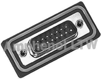 Amphenol-SDB-09PMMS-SL8001 Connector D-Subminiature Conn D-Sub PIN 9 POS Solder Cup ST Panel Mount 9 Terminal 1 Port