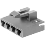 Delphi-12066571 Einzeladersteckverbinder, Gehäuse Conn Housing F 4 POS Crimp ST Cable Mount Black