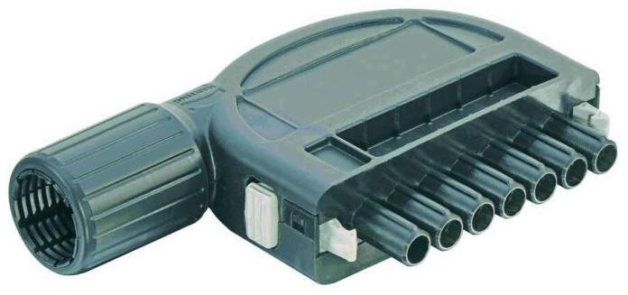 HARTING-09930060402 Schrumpfbalgenadapter Han ORV3 Power 6+PE Hood17-18.5mm OD