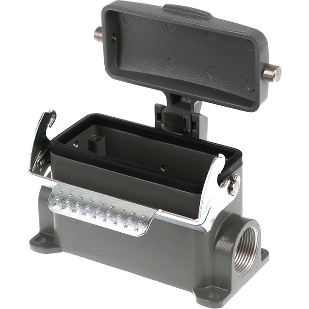 Molex-936012555 Adaptateurs pour manchons thermorétractables Housing 90° 16 Shell Size Polyester Powder Die Cast Aluminum GWconnect®