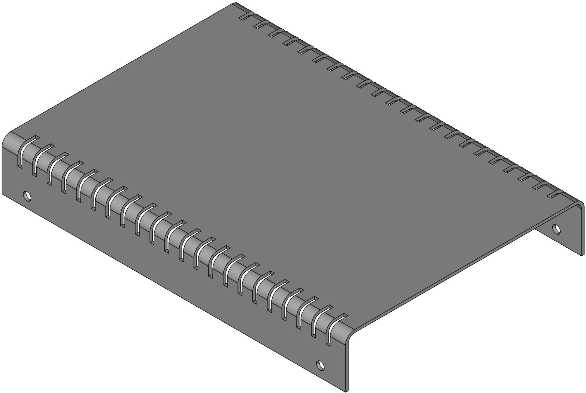 Hammond Manufacturing-1402FV Kästen, Gehäuse und Gestelle Gray Aluminum Instrument Enclosure