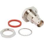 Conn AMC-BNC Adapter 0Hz to 6GHz 50Ohm ST Panel Mount F/F Gold Bag