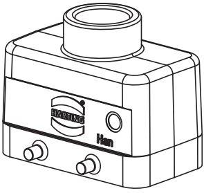 HARTING-09340030401 Schrumpfbalgenadapter Hood 180°