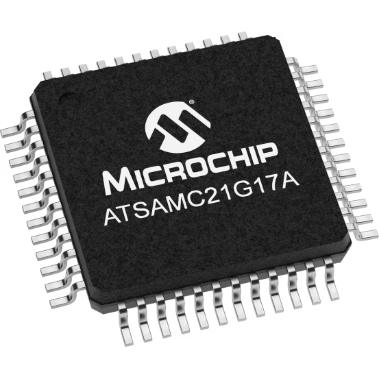 Microchip Technology-ATSAMC21G17A-AUT Microcontrollers - MCUs MCU 32-bit ARM Cortex M0+ RISC 128KB Flash 5V 48-Pin TQFP T/R