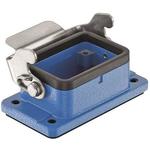 Bulkhead Mount Housing 180° 6B Shell Size Powder Zinc Die Cast Single Lock