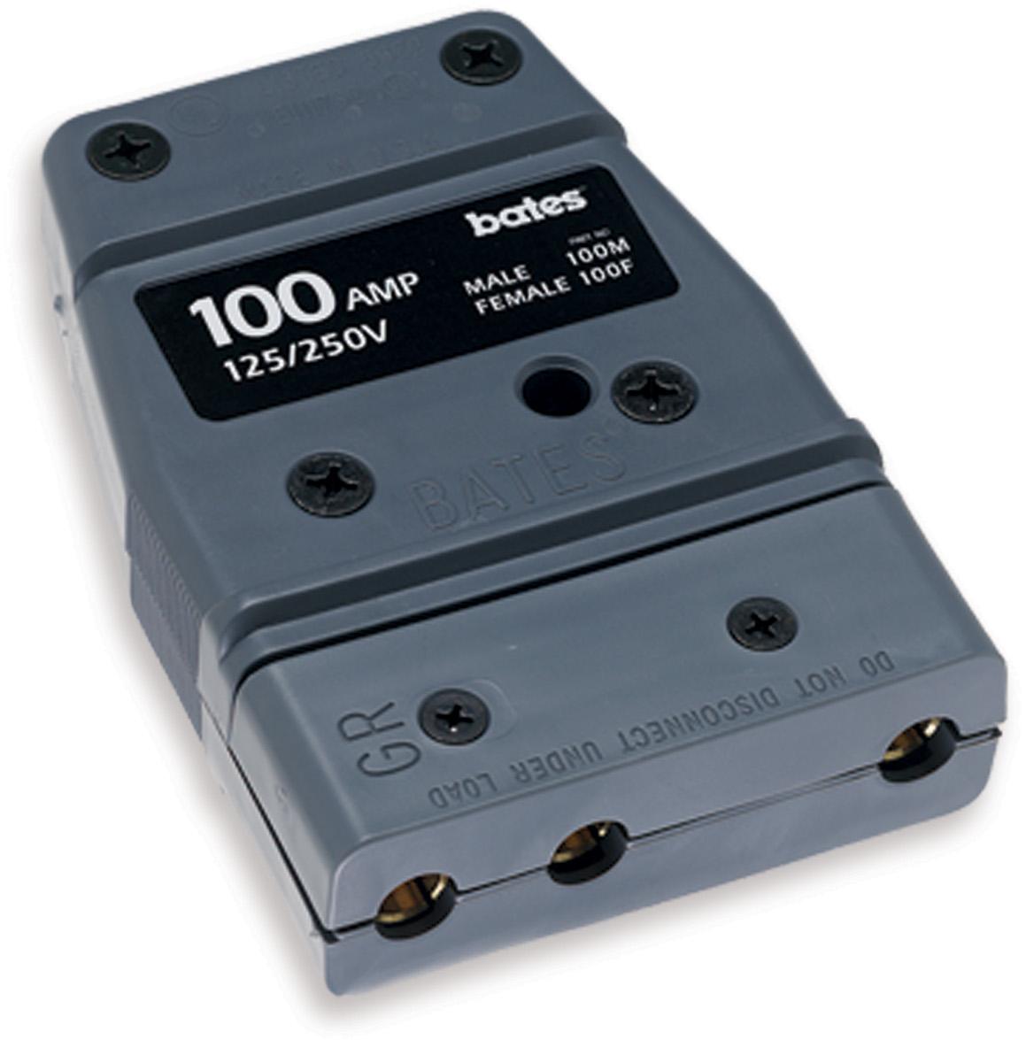 Marinco-100F Steckverbinder Bates Stage Pin (100A / 125V) Female Inline