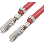 Cable Assembly UL 10002 0.15m 24AWG Crimp Terminal to Crimp Terminal 1 to 1 POS M-M Crimp-Crimp Bag