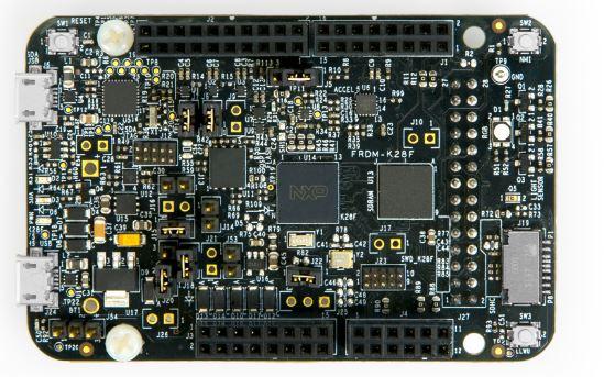 NXP Semiconductors-FRDM-K28F Eingebettete Systementwicklungsboards und -kits MK28FN2M0VMI15 Microcontroller Development Board 12MHz/32MHz/150MHz CPU 17MB RAM 2MB/32MB Flash/SPI Flash