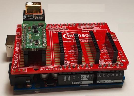 Infineon Technologies AG-SHIELDPASCO2SENSORTOBO1 Sensor Development Boards und Kits PAS CO2 Gas Sensor Shield Board