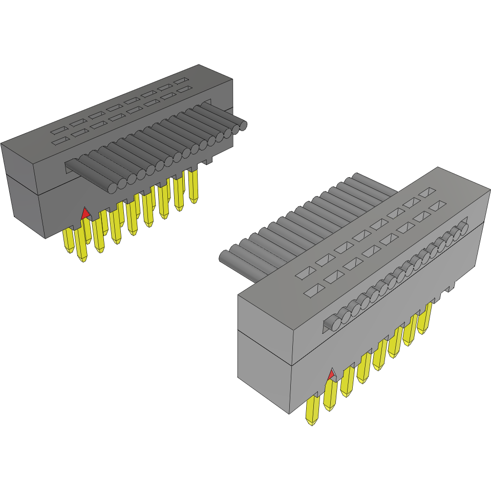 Samtec-FFMD-08-D-40.00-01 Flachband Kabelbaugruppen Cable Assembly Flat Ribbon 1.01m 30AWG IDC Connector to IDC Connector 16 to 16 POS M-M IDT-IDT Bulk