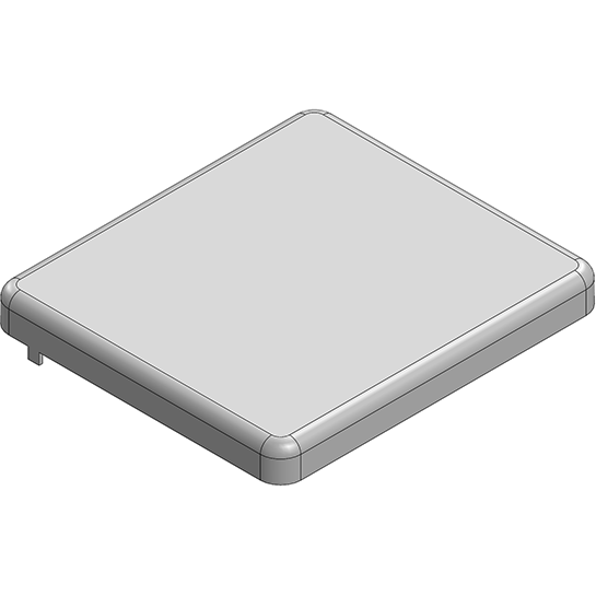 Masach Tech-MS290-10S-NS null 29 x 26 x 3mm One-piece Drawn-Seamless RF Shield/EMI Shield (Nickel-Silver)