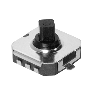 Same Sky (formerly CUI Devices)-TS12-74-70-BK-360-SMT-TR Commutateur tactile Switch Tactile OFF (ON) SPST Square Button J-Lead 0.05A 12VDC 30000Cycles 3.6N SMD T/R