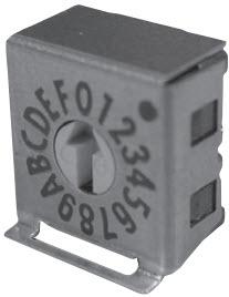 NIDEC Copal Electronics-SMRR7016C-1 Switch DIP Hyper-miniature Dip Rotary switches