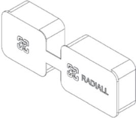 Radiall-618953001 Steckverbinderzubehör Connector Accessories Dust Cap Straight