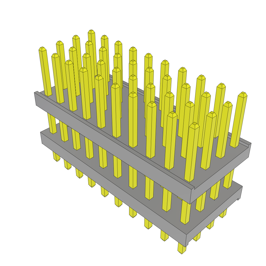 Samtec-TW-10-03-F-Q-250-095 Steckverbinderleisten und Leiterplattenbuchsen Conn Board Stacker HDR 40 POS 2mm Solder ST Top Entry Thru-Hole Bulk