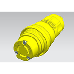 Conn Power RCP 3 POS ST Cable Mount 3 Terminal 1 Port Watertite®