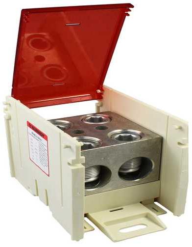 BURNDY-BDBLCSCOVER Accessori per connettori Prop 65 Notice Hinged Large Cover For Distribution Block