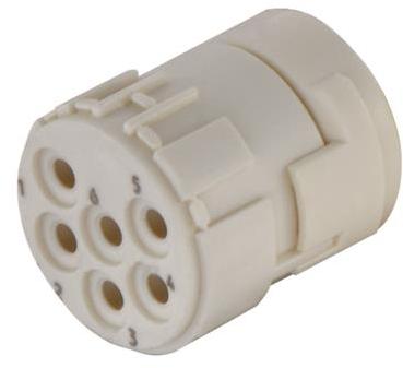 HARTING-09151063101 Connecteur circulaire Conn M23 Circular SKT 6 POS Crimp ST Cable Mount 6 Terminal 1 Port