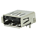 CUI Devices-UJ2-AH-4-TH Connector USB Conn USB 2.0 Type A RCP 4 POS 2mm/2.5mm Solder RA Thru-Hole 4 Terminal 1 Port
