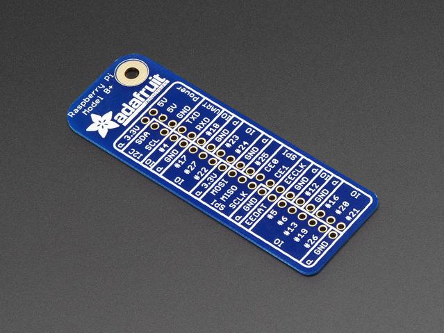 Adafruit Industries-2263 Herramientas y kits de desarrollo GPIO Reference Card for Raspberry Pi Model B+/Pi 2/Pi 3