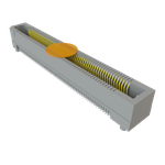 Conn High Speed Edge Rate Socket Strip SKT 120 POS 0.5mm Solder ST Top Entry SMD Edge Rate® T/R