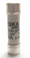 ESKA Erich Schweizer-1038.727 Sicherungen Fuse Midget 10A 1000V Holder Cartridge 10.3 X 38mm