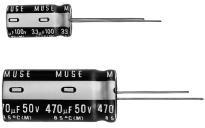 Nichicon-UKZ1H221MHM Capacitor Aluminum Electrolytic Cap Aluminum Lytic 220uF 50V 20% (16 X 25mm) Radial 7.5mm 1000h 85°C Bulk