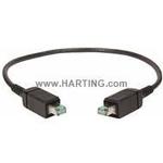 Cable Assembly STP 3.5m 22AWG RJ-45 to RJ-45 4 to 4 POS PL-PL IDT-IDT