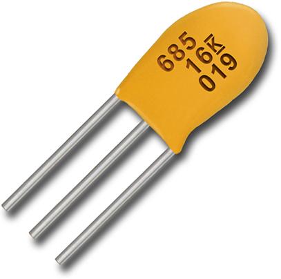 KEMET Corporation-T398A105M025ATTR Kondensator, Tantal, fest CAPACITOR TANTALUM 1 UF +/-20% TOL 25V 85C LEAD SPACING 2.54