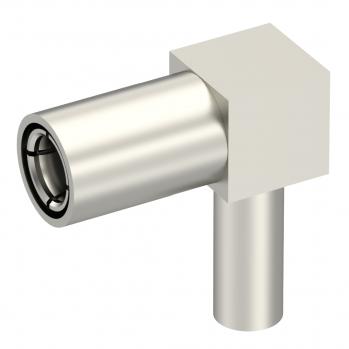 Radiall-2105-7521-003 RF-Steckverbinder Conn SMB 0Hz to 4GHz 50Ohm Crimp RA Cable Mount PL Gold