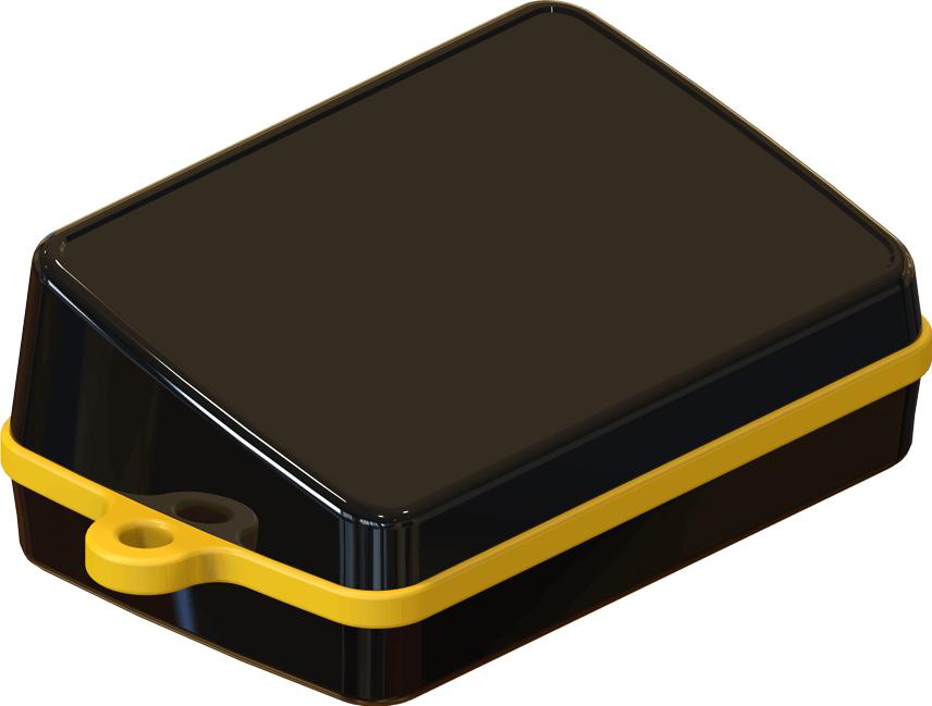 Serpac Electronic Enclosures-CXL67SDBKAYL Kästen, Gehäuse und Gestelle Black Polycarbonate Sloped Waterproof Pendant Enclosure with Yellow Seal	 <h4><strong>CALIFORNIA&nbsp;PROPOSITION</strong> ⚠️<strong>65&nbsp;WARNING</strong>⚠️</h4>