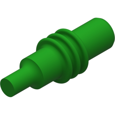 Delphi-12010300-B Accessoires de câble Cable Accessories Single Wire Seal Silicon Rubber Green Automotive