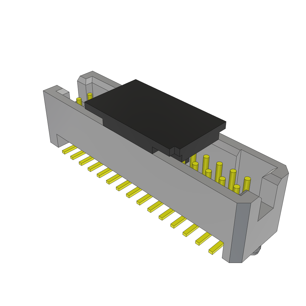 Samtec-TFM-115-02-H-D-A-P-TR Piastre connettori e prese PCB Conn Shrouded Header (4 Sides) HDR 30 POS 1.27mm Solder ST Top Entry SMD TIGER EYE™ T/R