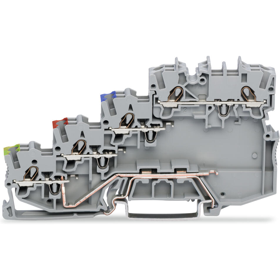 WAGO-2000-5417 Steckverbinder, Klemmenblöcke Conn Sensor Terminal Block 10 POS Spring Clamp T DIN Rail 15A CAGE CLAMP® Box