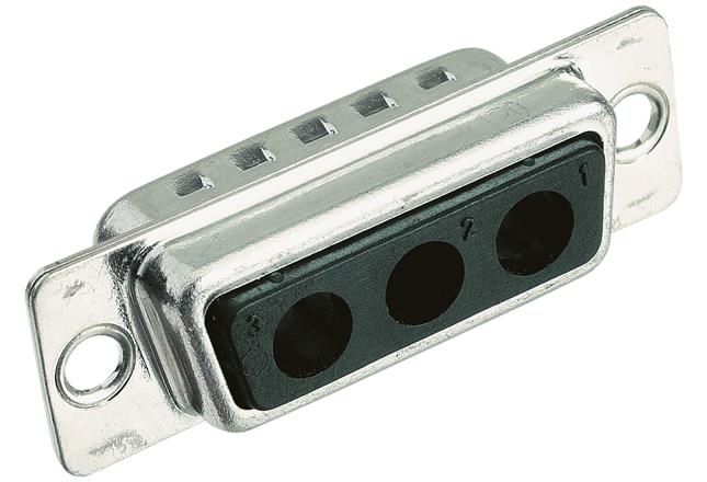 HARTING-09692100633 Conector D-subminiatura Conn D-Sub M 3Cavity POS 6.86mm Crimp ST Panel Mount 3 Terminal 1 Port