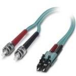 PHOENIX CONTACT-FOC-ST:A-LC:A-GZ02/2 Glasfaserkabel-Baugruppen Assembled FO cable zip cord cable multi-mode fiberglass 50/125 um OM3 plug LC/B-FOC (ST) degree of protection IP20 for installation in cable ducts or control cabinets length 2 m
