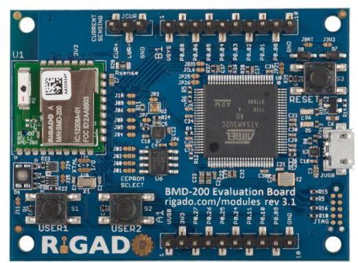 u-blox-BMD-200-EVAL-M RF/Drahtlos-Entwicklungsplatinen und Kits BMD-200 Bluetooth Evaluation Kit